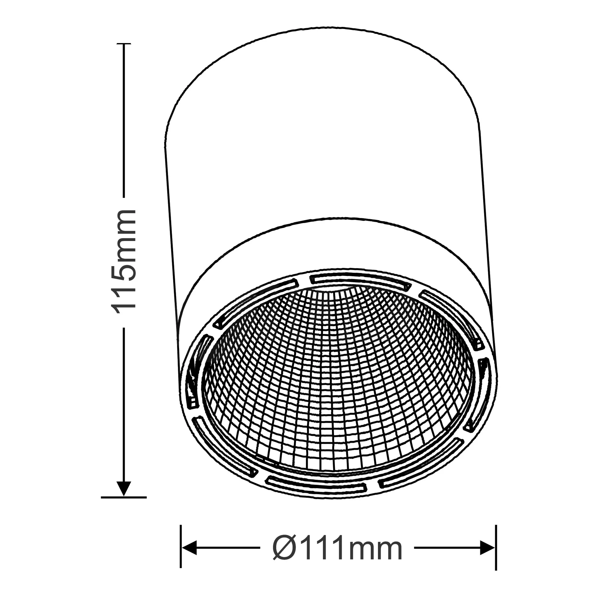 Bardian 40 Recessed Ceiling Luminaires Dlux Round Recess Ceiling